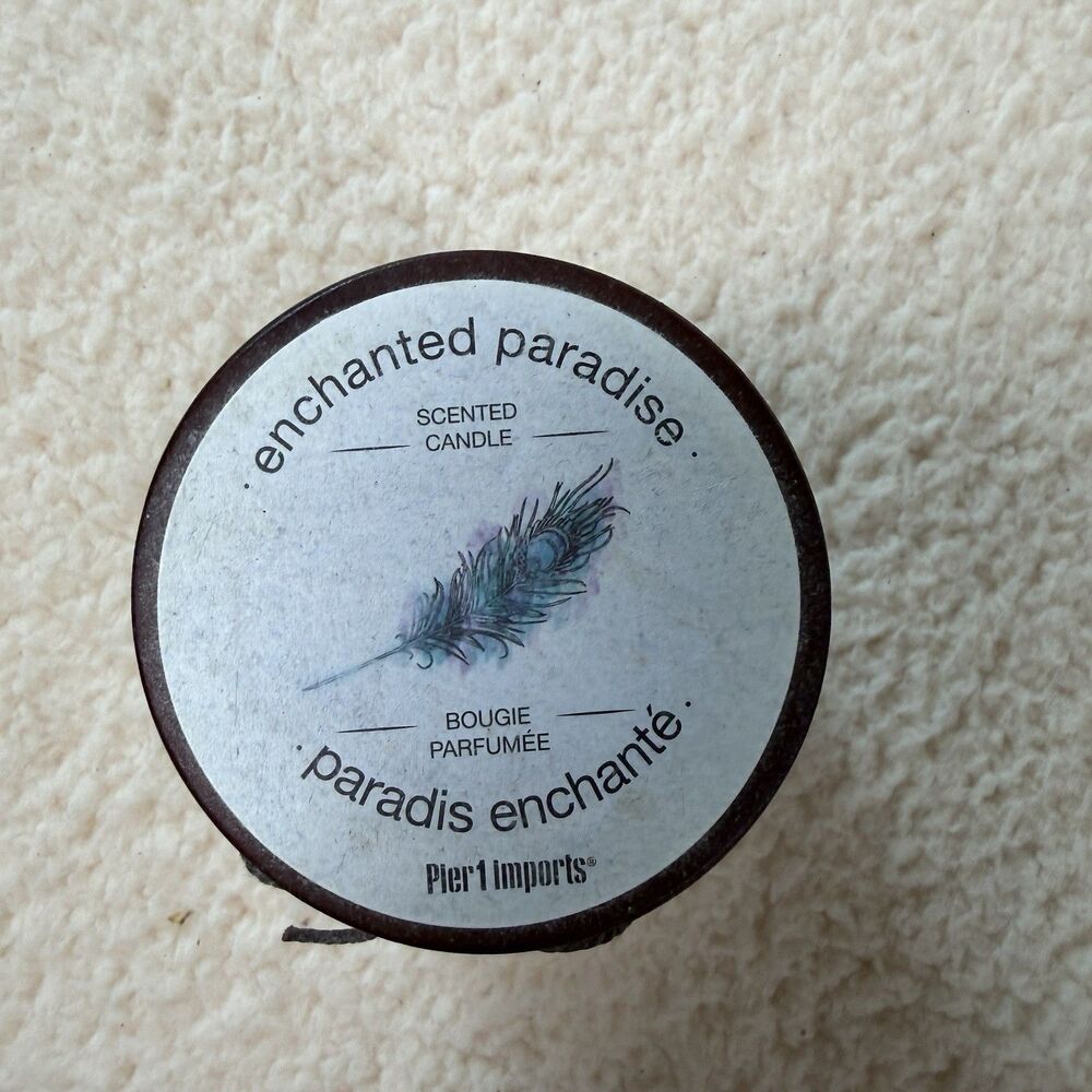 PIER 1 IMPORTS Scented Candle Enchanted Paradise Scent Discontinued